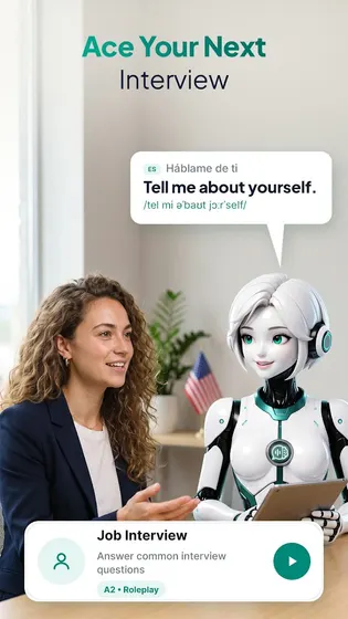AI Language Learning & Tutor screenshot 6 of 6 from Google Play