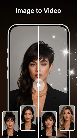 AI Hairstyle Try On & Color screenshot 2 of 6 from Google Play