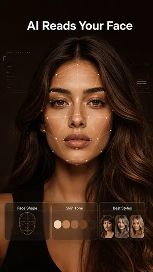 AI Hairstyle Try On & Color screenshot 5 of 6 from Google Play